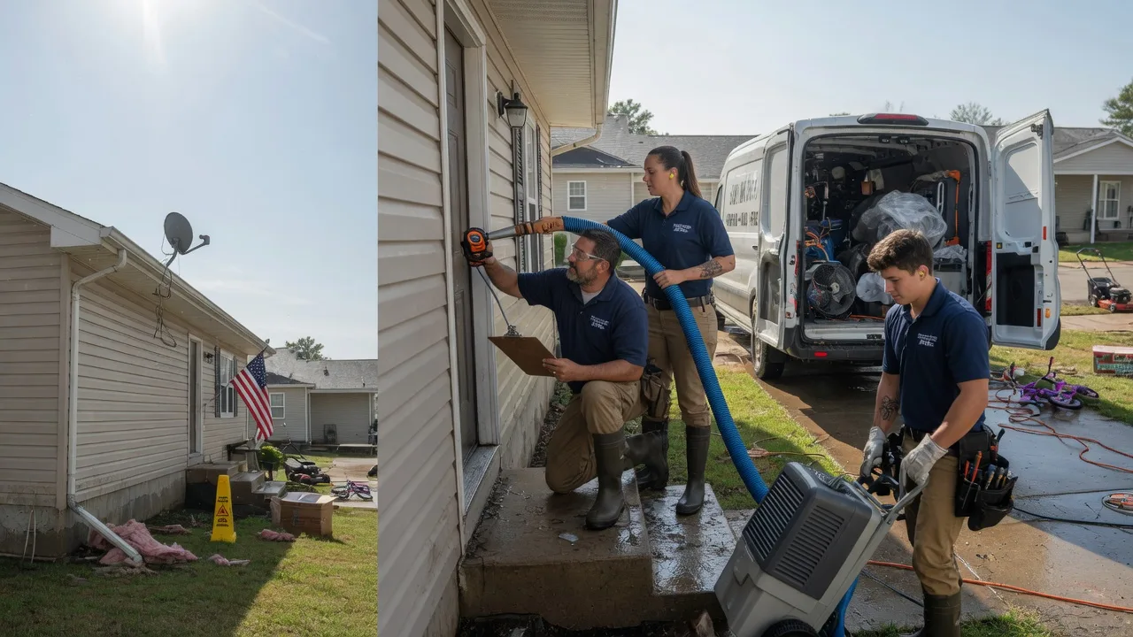 Ceiling Water Damage Restoration in Sanger, TX near me