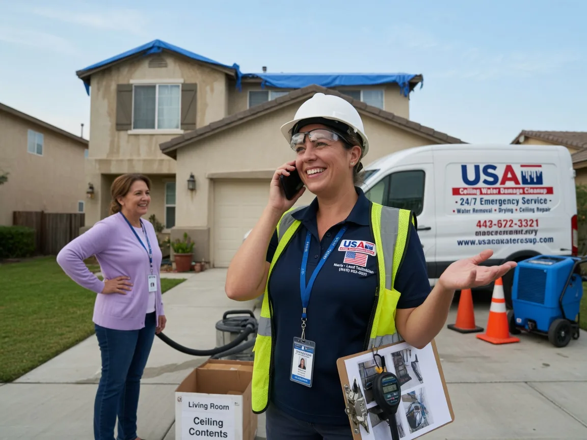 Ceiling Water Damage Restoration Sanger, TX FAQs
